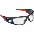 Unitario SPG400 Rechargeable Inspection Beam Safety Glasses, Clear UN2993623